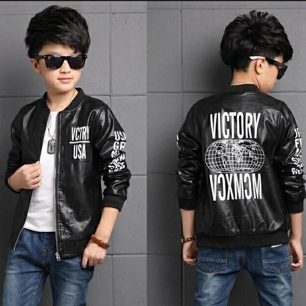 Gambar jaket bomber anak laki victory bahan metalik korea usia 5 6 7 tahun - Hitam dari Kisticollection_NEW undefined Tokopedia
