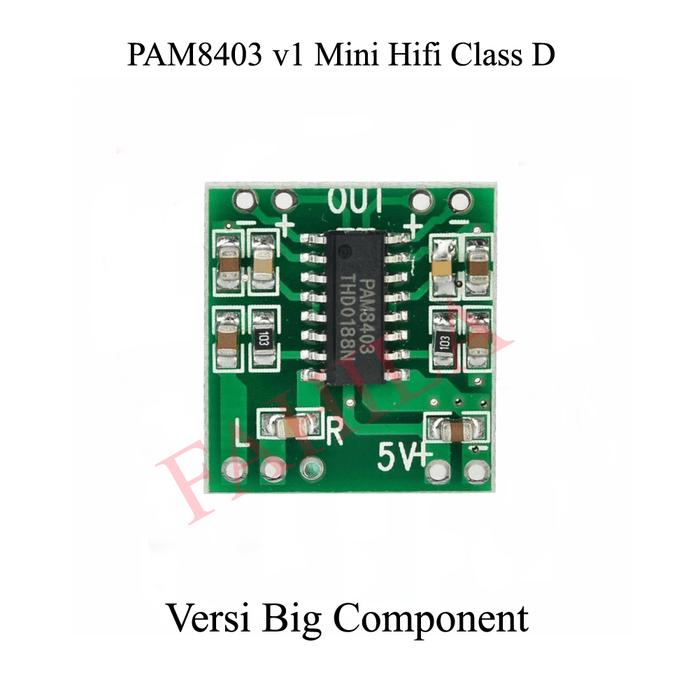 Gambar Kit Modul PAM 8403 v1 Mini 5V Digital Amplifier Class D - Big dari Fahilacom undefined Tokopedia