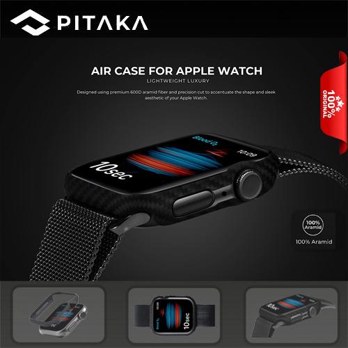 Promo PITAKA Air Case Apple Watch Series 6/SE/5/4 REAL ARAMID CARBON - 40  MM - Jakarta Barat - Spigen Indonesia | Tokopedia