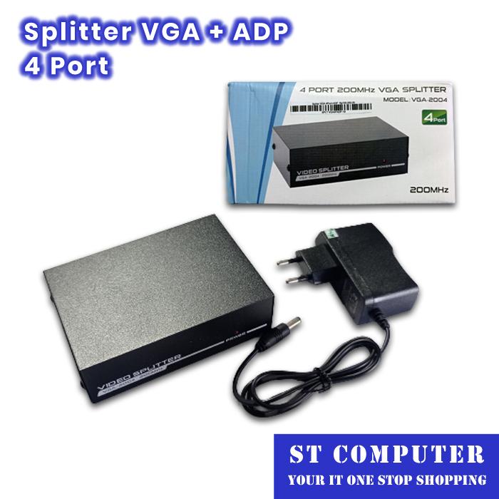 Jual Splitter VGA Port dengan Adaptor Pembagi Port VGA untuk