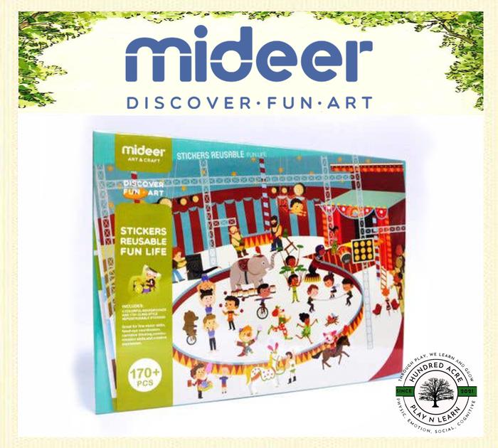 Gambar MIDEER REUSABLE STICKERS - FUN LIFE [Mainan Edukasi] dari Hundred Acre undefined Tokopedia