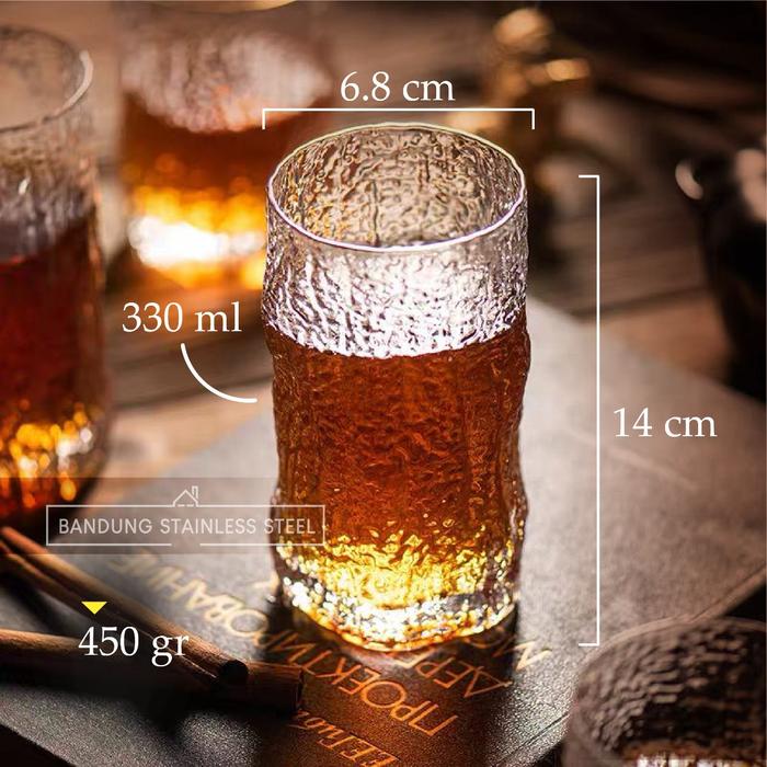 Gambar Vintage Retro Gelas Kaca Kristal Gelas Estetik Aesthetic Unik Cantik P - 330ml ring mas dari Bandung Stainless Steel undefined Tokopedia