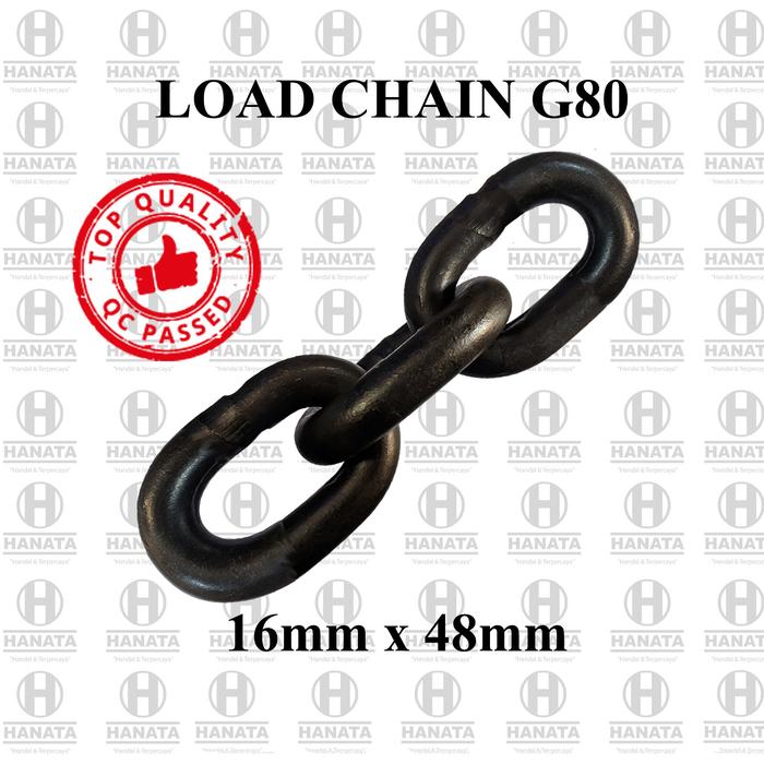 Gambar Rantai Baja / Load Chain G80 16mm x 48mm dari Hanata Lifting undefined Tokopedia