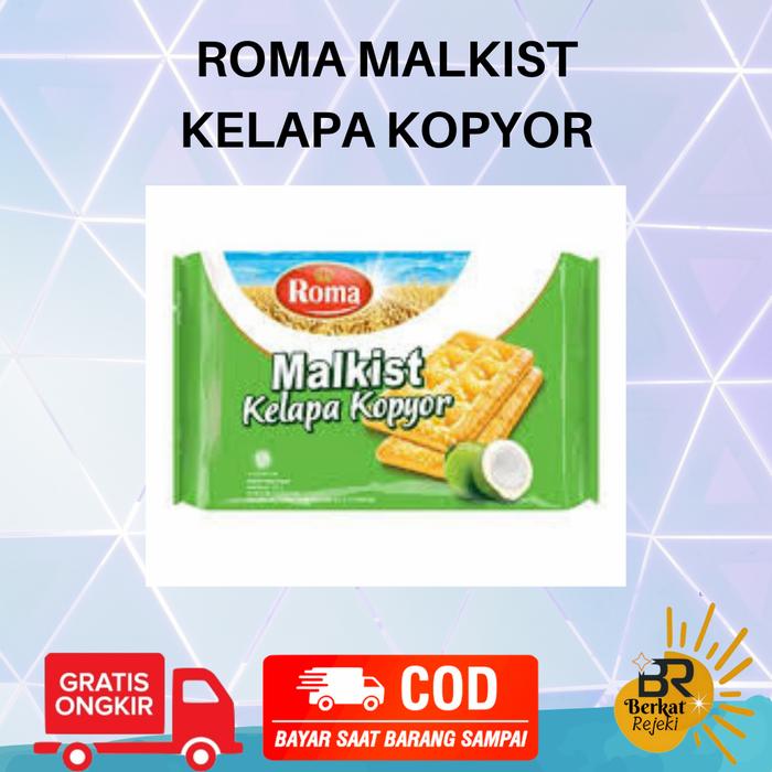 Gambar Biskuit Roma Malkist Kelapa Kopyor 252 gram dari Berkat_Rejeki undefined Tokopedia