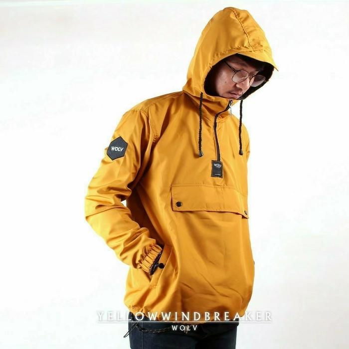 Gambar Jaket cagoule pria wolv - Kuning, M dari DARSTORE1 undefined 2 Tokopedia