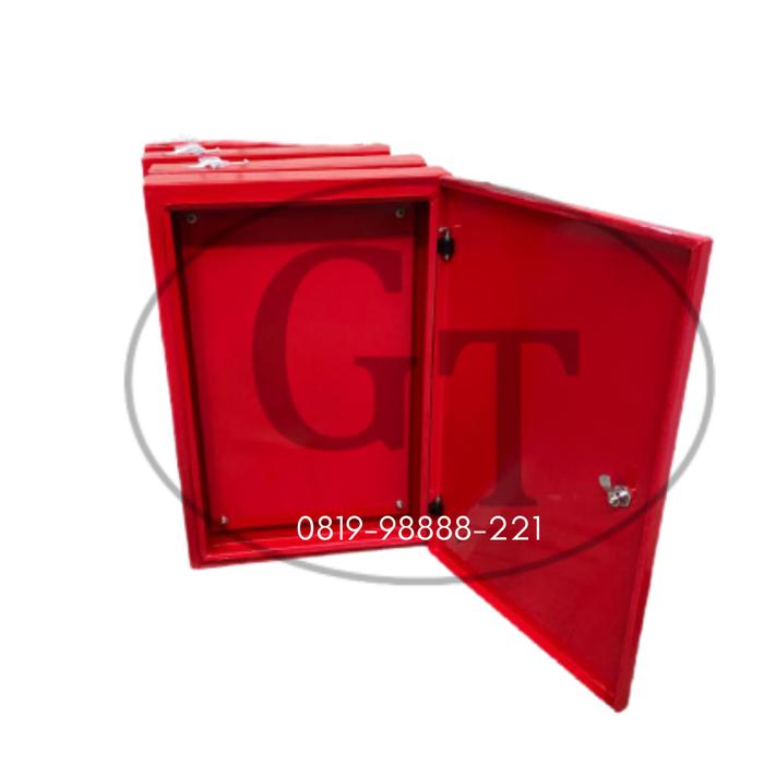 Jual Box Panel JBFA Indoor 60x40x8 cm SPHC 1.2mm Powder Coating Merah ...