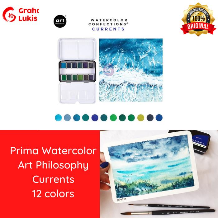 Promo Prima Watercolor - Art Philosophy Watercolour Confections Currents - Kota Bandung - Bandung Graha Lukis | Tokopedia