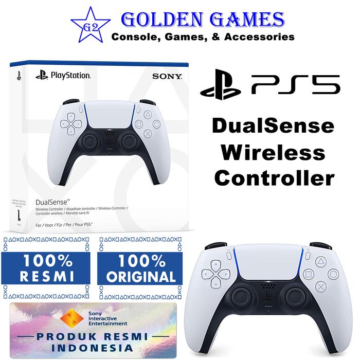 Gambar Stik PS5 DualSense Wireless Controller (Garansi Resmi) dari Golden Games & Movies undefined Tokopedia