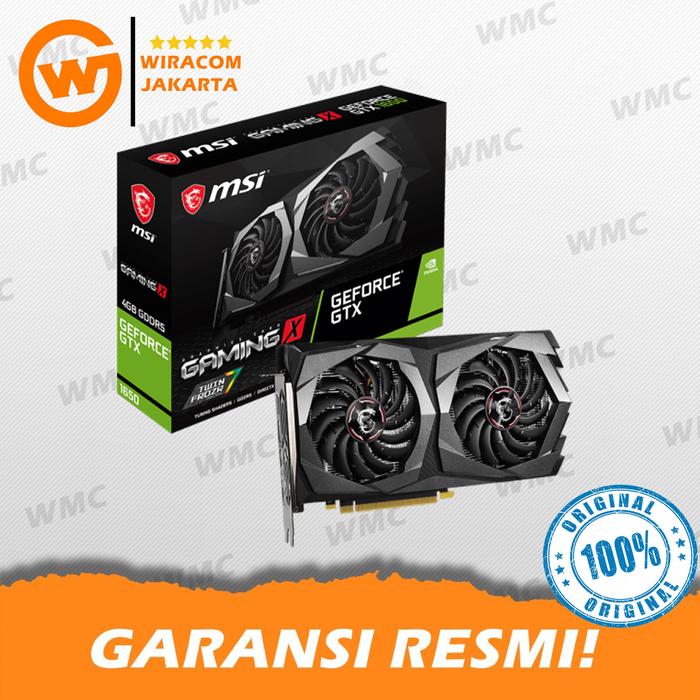 Jual MSI Geforce GTX 1650 Gaming X 4G GTX1650 4GB DDR5 Kota