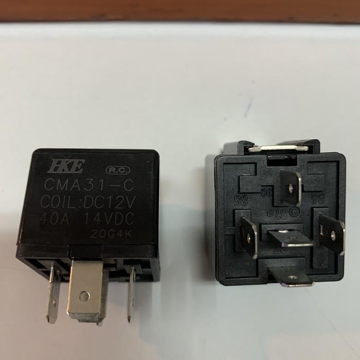 Jual Relay mobil 5pin 12volt 40A HKE buat klakson motor atau mobil