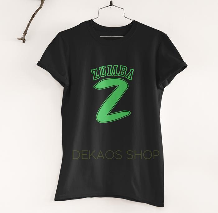 Gambar TSHIRT ZUMBA / BAJU ZUMBA / KAOS ZUMBA WANITA / ATASAN ZUMBA BARU /820 - Hitam, S dari Dekaosshop undefined Tokopedia