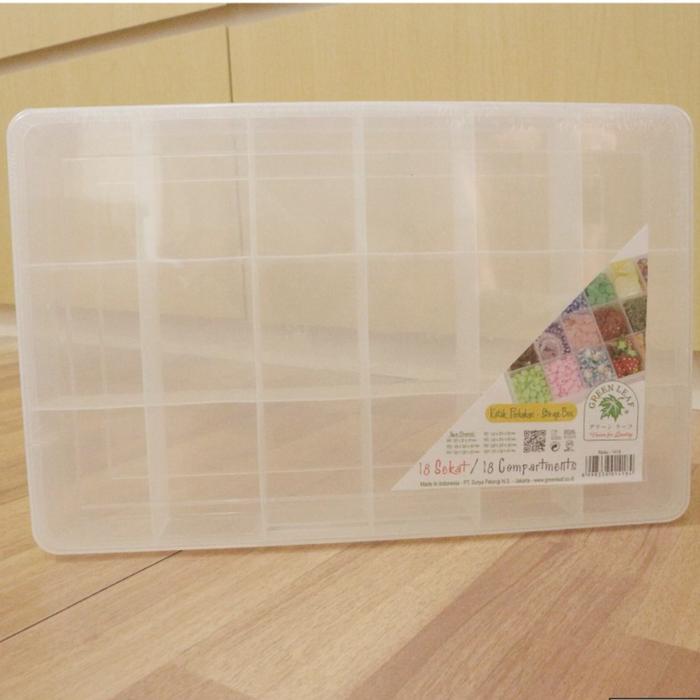 Gambar Kotak Perhiasan 18 Sekat Baut Perkakas pancing box Green Leaf 1418 dari emasbiru undefined Tokopedia