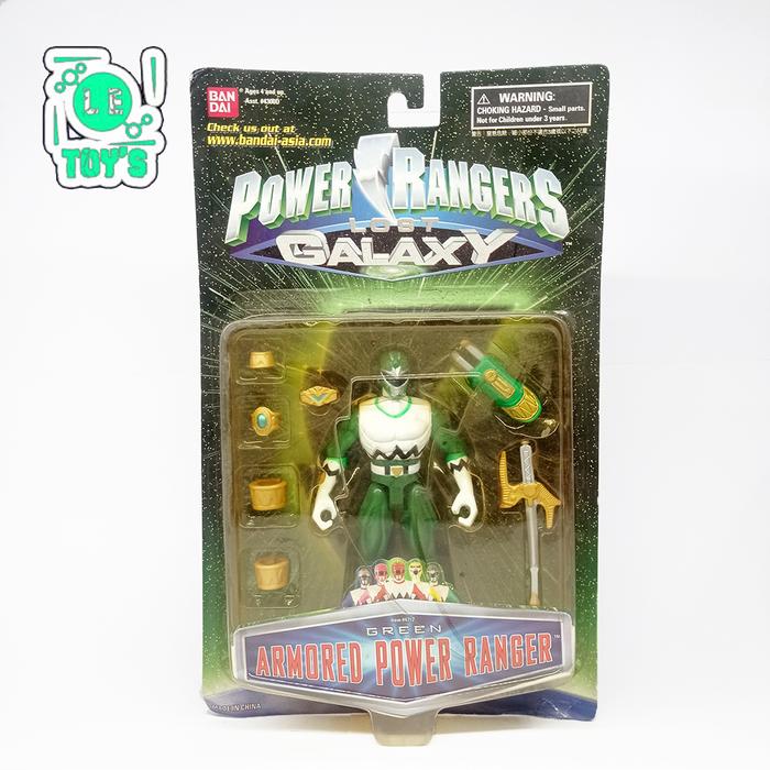 Gambar SABAN POWER RANGERS LOST GALAXY / GINGAMAN : ARMORED GALAXY RANGER - green ranger dari Le_Toy's undefined 3 Tokopedia