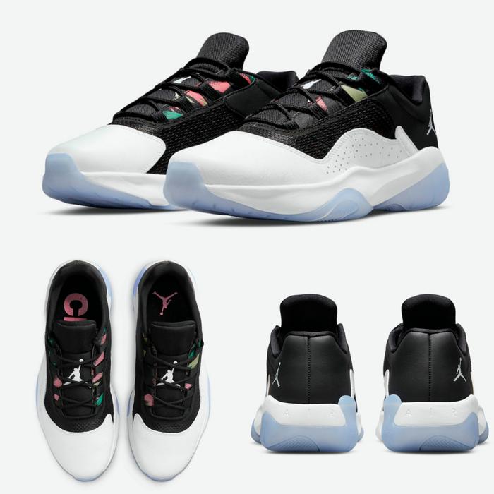 Jual AIR JORDAN 11 CMFT LOW WHITE BLACK 