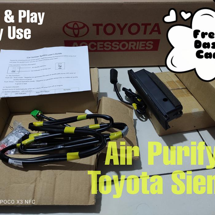 Gambar Air purify Toyota sienta Free dash cam dari BISO JAYA MANDIRI undefined Tokopedia