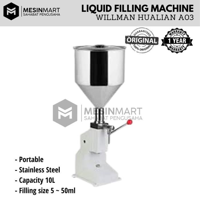 Gambar A03 Filling Machine Liquid Paste Cream Mesin Pengisi Cairan Krim Pasta dari Mesinmart undefined Tokopedia