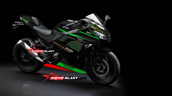 Gambar Decal Stiker Motoblast - Ninja 250R Fi KRT Fullbody - Glossy dari motoblast undefined Tokopedia
