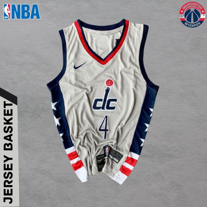 Jual BAJU JERSEY BASKET SWINGMAN NBA RUSSELL WESTBROOK WIZARDS