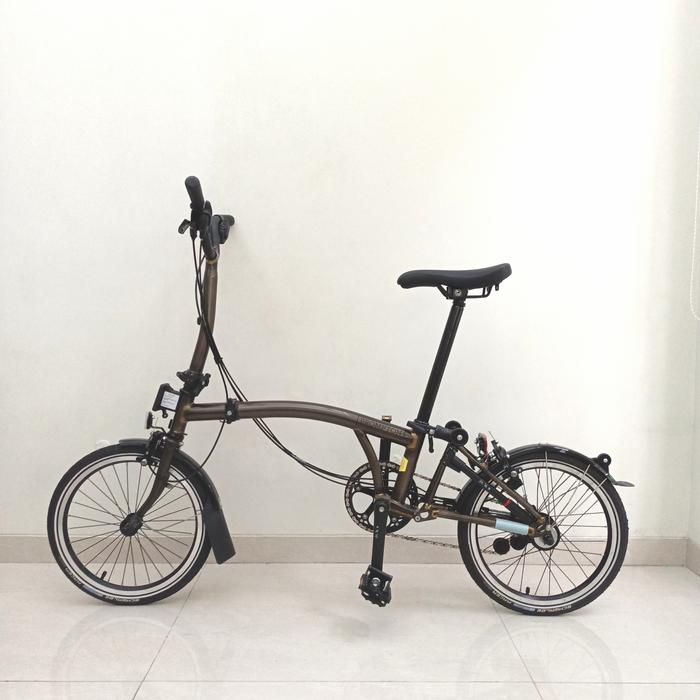 Brompton M6r Brompton Raw Lacquer Black Edition Jual Brompton M6L