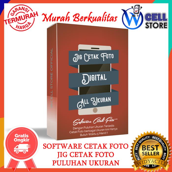 Gambar DVD SOFTWARE PROGRAM APLIKASI JIG CETAK FOTO DIGITAL ALL UKURAN dari Wcell Store Official undefined Tokopedia