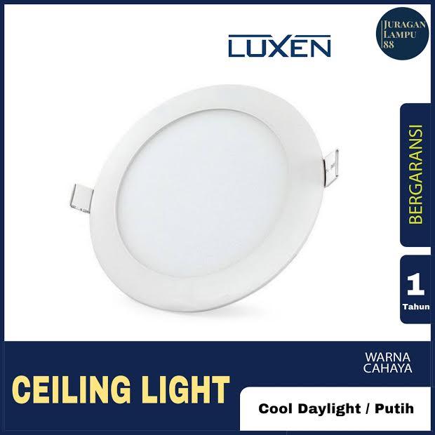 Gambar Lampu Downlight Led Panel Luxen Inbow Bulat 6W 9W 12W 15W 18W Putih - 6 Watt dari Smart Electrical Solution undefined Tokopedia