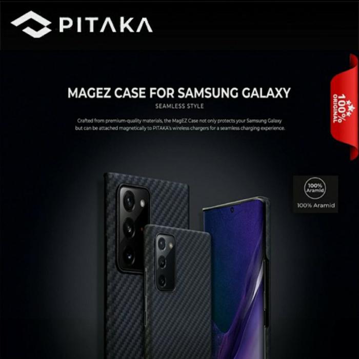 Phone Case Pitaka Samsung S21 Ultra Case Jual Pitaka MagEz Real