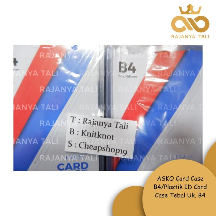 Gambar ASKO Card Case B4/Plastik ID Card Case Tebal Uk. B4 dari Rajanyatali undefined Tokopedia