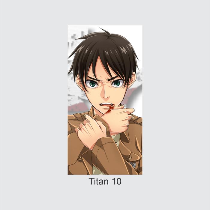 Gambar Wall Decor Poster Anime Attack On Titan Hiasan Dinding 15 Karakter - titan 10 dari adnan frame undefined Tokopedia