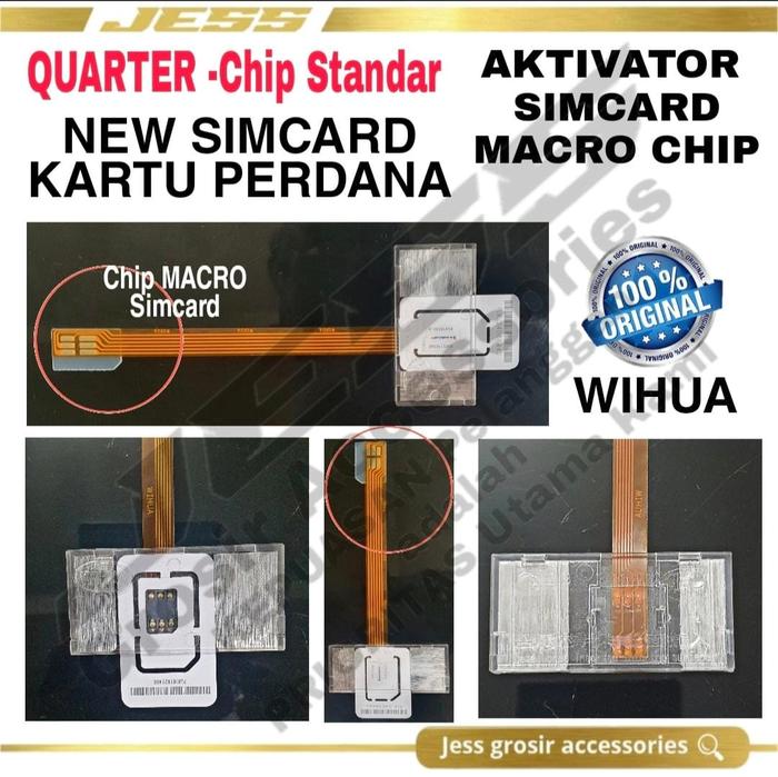 Gambar Aktivator NEW Simcard Wihua Aktifator Sim card Kartu MACRO Chip Modem - TRANSPARAN dari Jess grosir accessories undefined Tokopedia