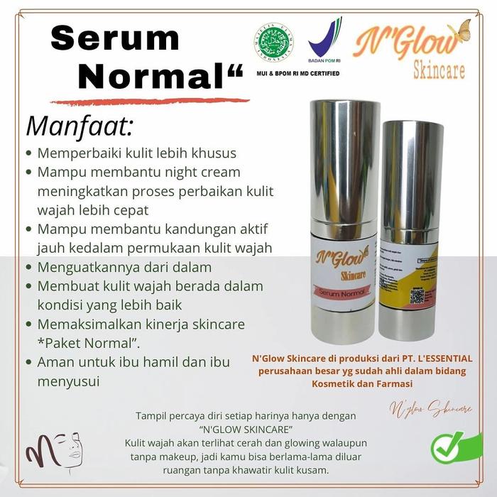 Gambar Serum N' Glow - Normal, 3 btl dari Kencana Herba undefined 5 Tokopedia