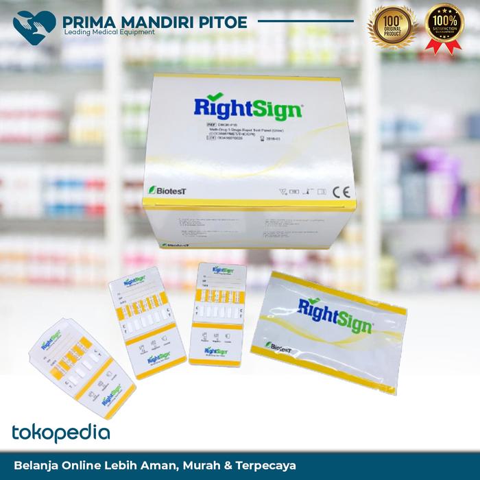Jual Multi Drug Screen Test 6 Parameter Right Sign Kota Tangerang