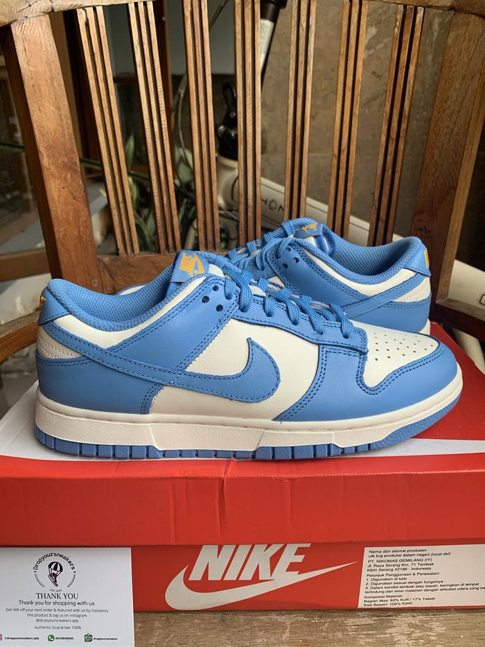 Jual NIKE DUNK LOW COAST / UNC 