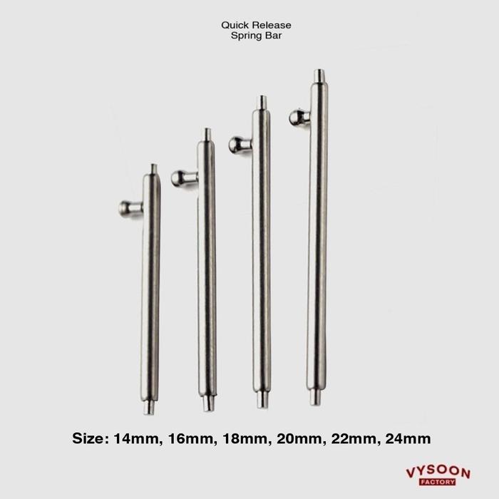 Jual Quick Release Spring Bar Strap Pin Pen Besi Jam Tangan 20mm