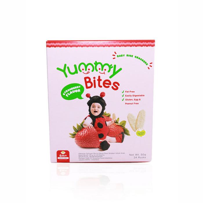 Gambar YUMMY BITES CRACKERS ALL VARIANT - Strawberi dari mybabycaresmg_NEW undefined 3 Tokopedia