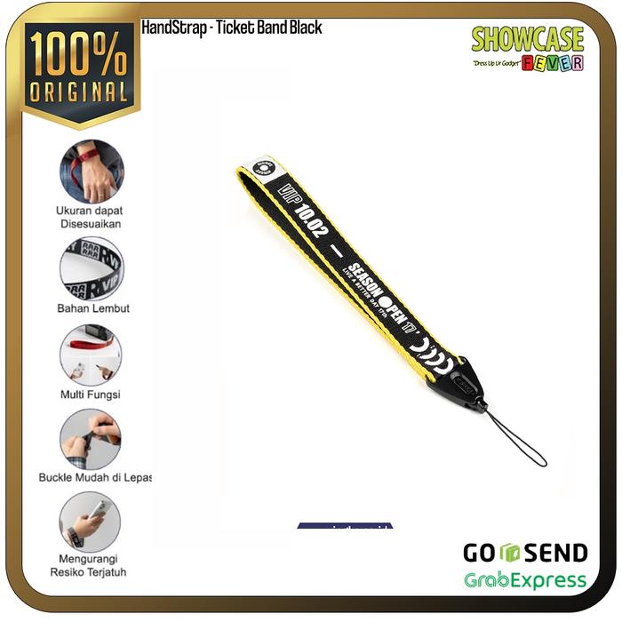 Gambar Ringke Compatible For Nylon Hand Strap Tali Gantungan Wrist HP USB Camera GoPro - TicketBandBlack dari ShowcaseFever undefined Tokopedia