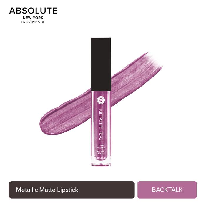 Gambar ABSOLUTE NEW YORK - Metallic Matte - BACKTALK dari makeupaddictindo undefined Tokopedia
