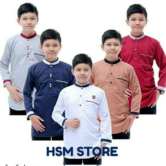 Gambar Baju Koko Kurta Lengan Panjang Anak Remaja Usia SMP 10-15 Tahun dari HSM_COLLECTION undefined 3 Tokopedia