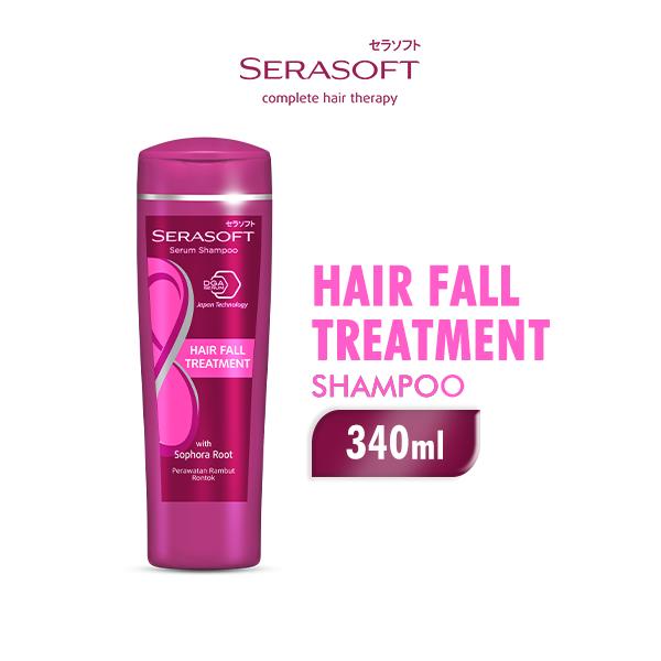 Gambar Serasoft Shampoo Hair Fall Treatment Botol 340ml - Hairfall dari Wings Indonesia undefined Tokopedia