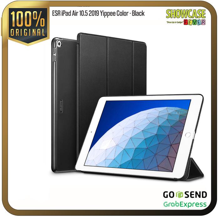 Gambar ESR Compatible For iPad Air 10.5 2019 Premium Slim Leather Folio Folding Smart Case - Hard-Black dari ShowcaseFever undefined Tokopedia