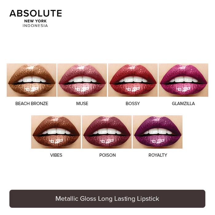 Gambar ABSOLUTE NEW YORK - Metallic Gloss - GLAMZILLA dari makeupaddictindo undefined Tokopedia