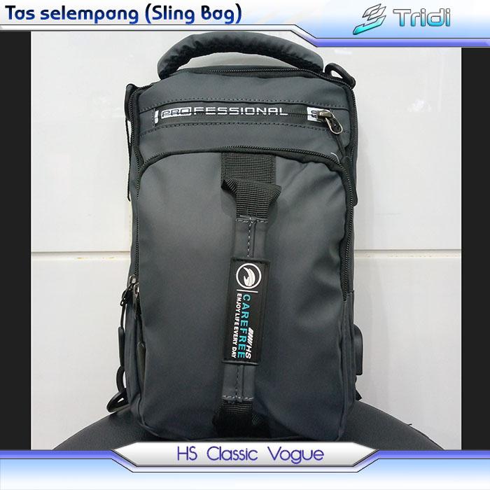 Gambar Tas selempang Haoshuai 1100-1 - Abu-abu dari Tridi undefined Tokopedia