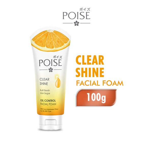 Gambar POISE Facial Foam Tube 100g - Clear Shine dari Wings Indonesia undefined Tokopedia