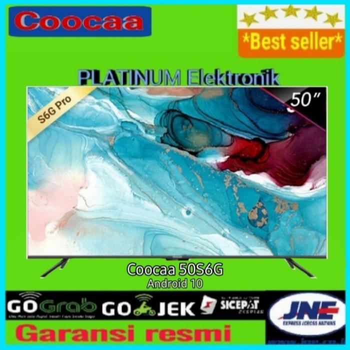 Gambar TV LED COOCAA 50 Inch 50S6G PRO ANDROID TV 4K UHD - TANPA BUBBLE dari DM My Idols undefined Tokopedia