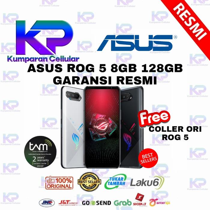 Promo ASUS ROG PHONE 8GB 128GB GARANSI RESMI Black Free, 8+128