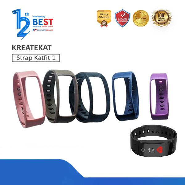 Gambar CreateKat Strap Smart Band Katfit 1 - Biru dari CompleteSelularID undefined Tokopedia