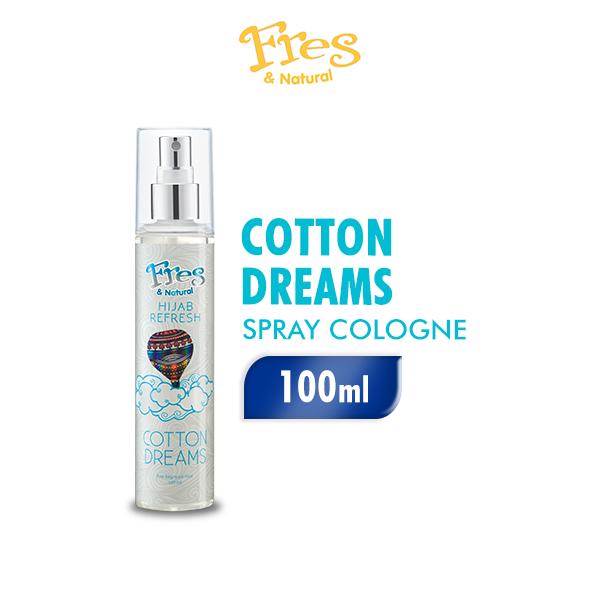 Gambar Fres & Natural Spray Cologne Hijab Refresh Botol 100ml - Cotton Dreams dari Wings Indonesia undefined Tokopedia