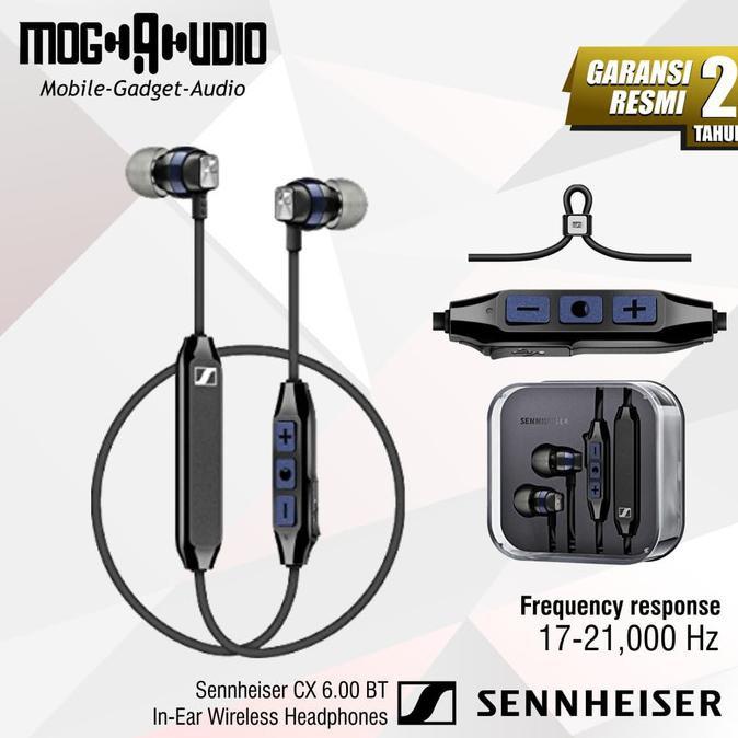 Jual EARPHONE SENNHEISER CX 6.00BT CX6.00BT IN-EAR WIRELESS ORIGINAL 2TH -  Kota Depok - KLIKNKLIK CIBUBUR | Tokopedia