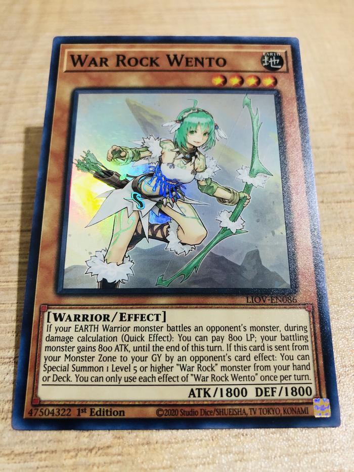 Wento Jual kartu yugioh original war rock wento super rare us - Jakarta Pusat ...