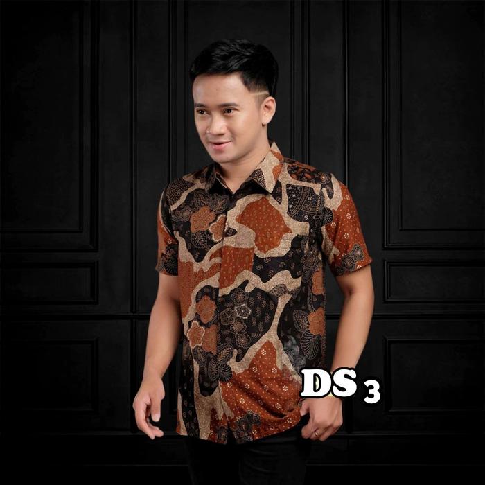 Gambar kemeja batik lengan pendek - 03, M dari Bimasakti_NEW undefined Tokopedia