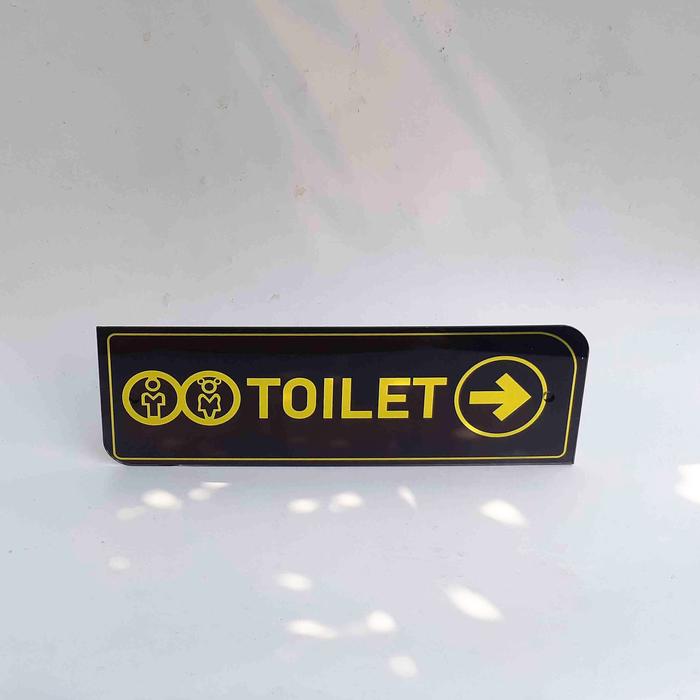Gambar Akrilik Penunjuk Arah Toilet - Arah Kanan dari Sahabat Sejasa undefined Tokopedia
